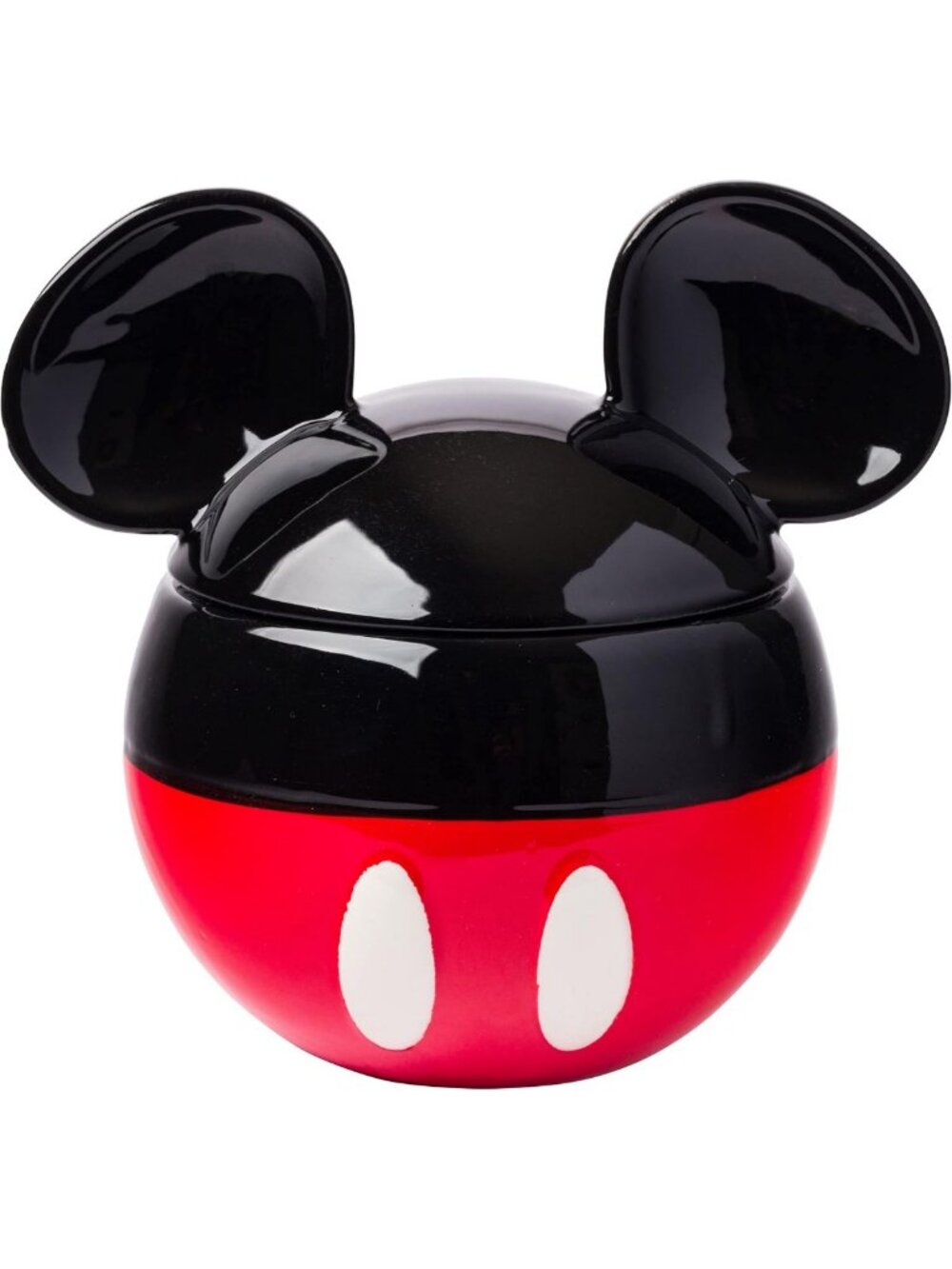 Hand Painted 3D Mickey Mouse Ceramic Snack Cookie Jar - Fun Disney Kitchen Decor